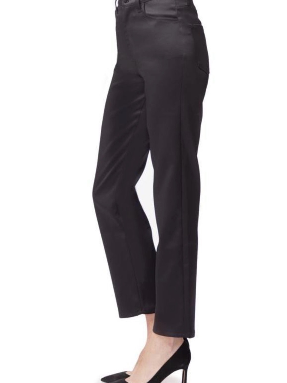 Classic Straight-Leg Women's Pants in Black